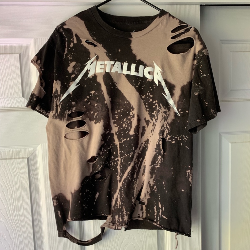 metallica acid washed & distressed T-Shirt